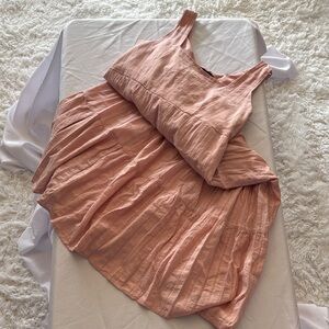 Zesica Pink Sleeveless Sun Dress